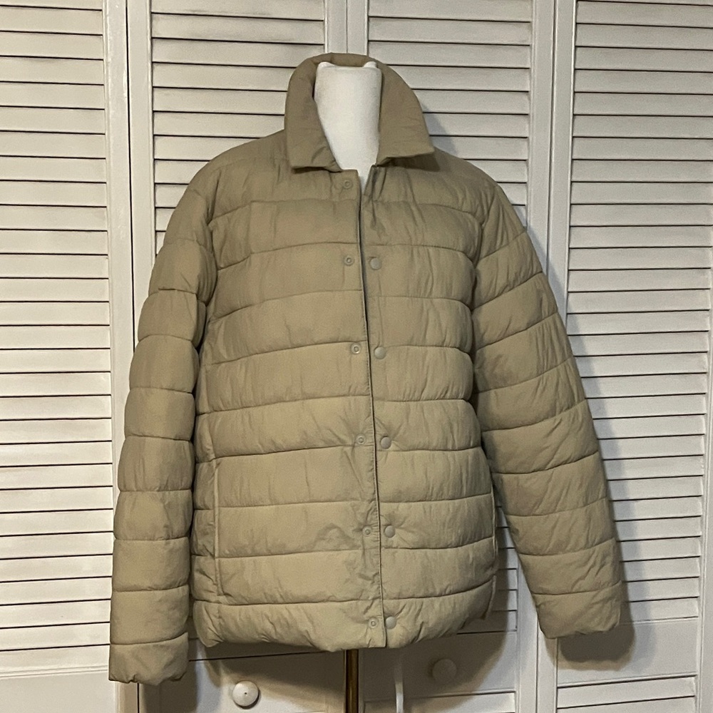 Women’s  Tan Puffer Jacket